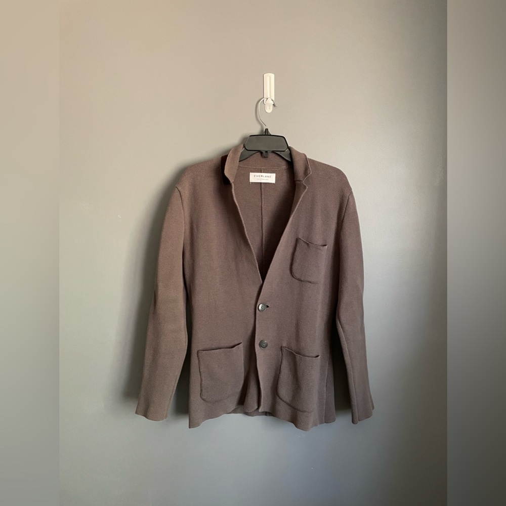 Everlane 100% Cotton Sweater Blazer Womens Size Small